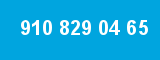 910 829 04 65 910 829 04 65